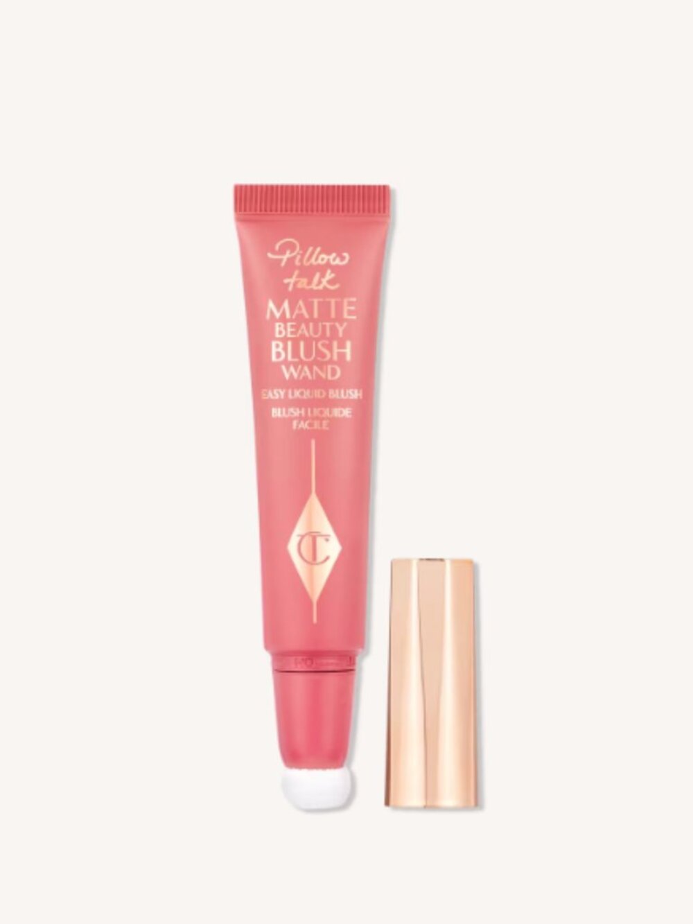 Charlotte Tilbury Matte Beauty Blush Wand | Pillow Talk (matte nude pink)